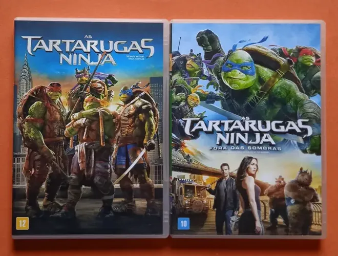Dvd As Tartarugas Ninja 1 e 2