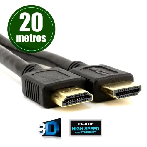 Cabo HDMI 20 metros com filtro blindado