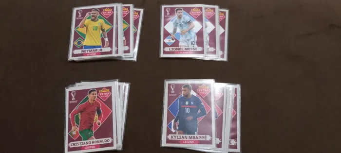 Figurinhas Legends Copa 2022 