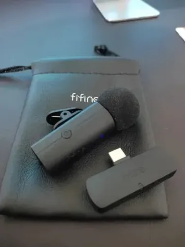 Microfone Fifine - microfone de lapela