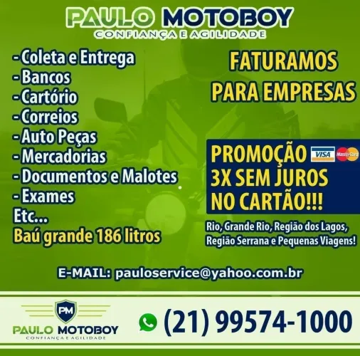 Motoboy Atendo Todo Rio