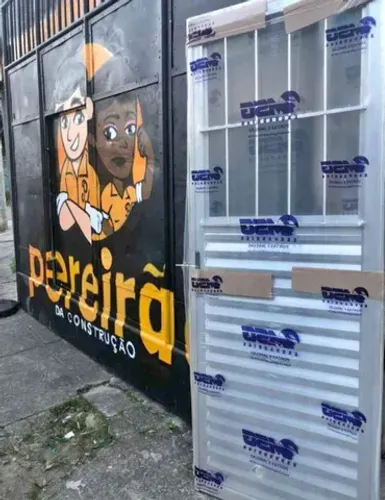 Porta Meia Chapa Alumínio Tradicional
