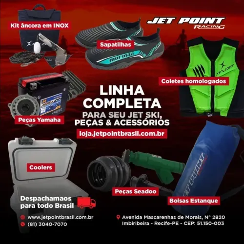 COMPLETA LINHA DE ACESSÓRIOS & PEÇAS PARA SEU JET, Agora em JOÃO PESSOA