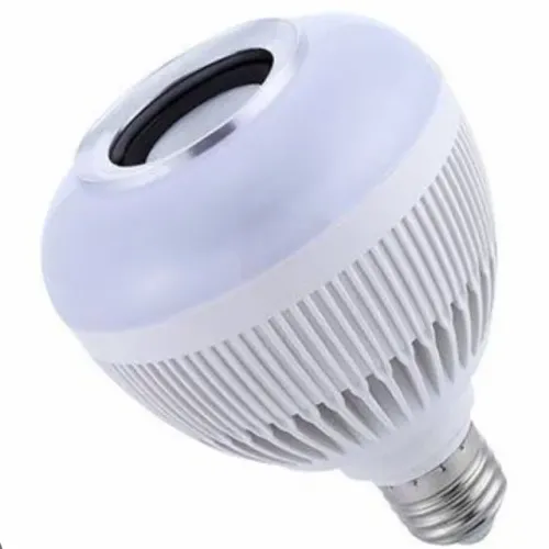 Lâmpada Led Colorida Musica com Caixa de Som e Bluetooth