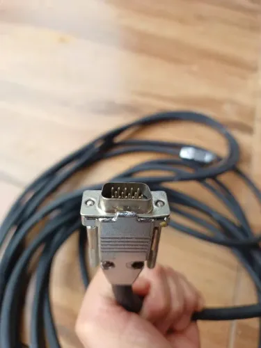 Cabo Monitor VGA macho/macho prateado 15m