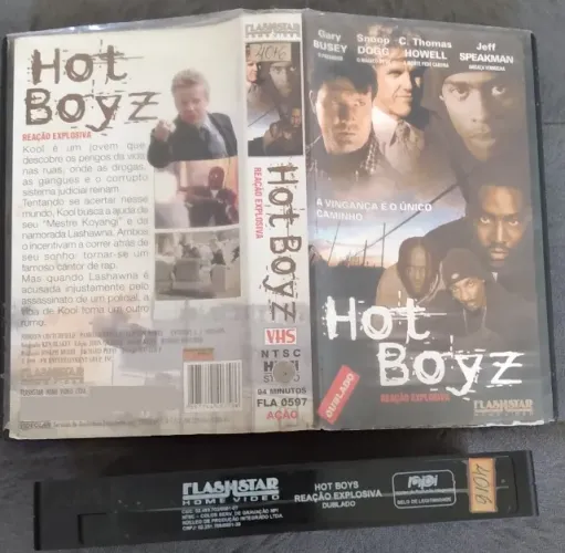 VHS Dublado Hot Boyz - Jeff Speakman E Gary Busey