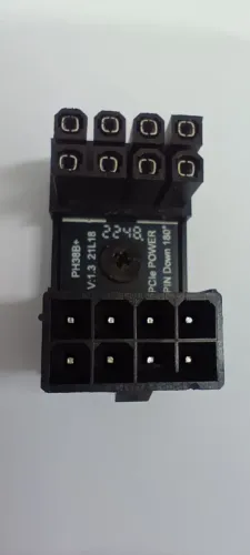 Adaptador 180 graus energia placa de video