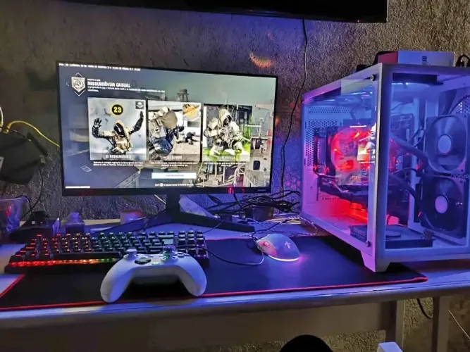 PC gamer i7 16GB RAM + rx 580 + barato da olx Gta 5 Cod warzone