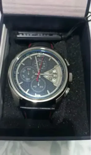 Relógio Pagani Design Black Red