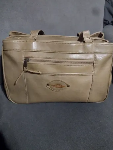 Bolsa de ombro bege