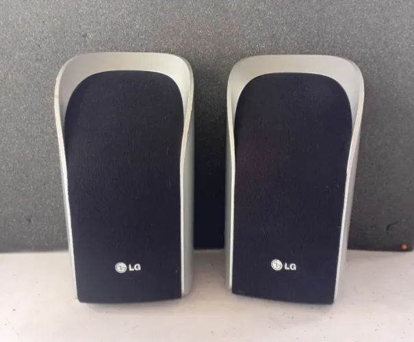 PAR CAIXINHAS SOM LG 140W 8 OMHS - HOME THEATER, RECEIVER