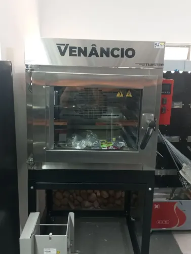 NZ. Forno turbo 5 assadeiras a gás VENANCIO