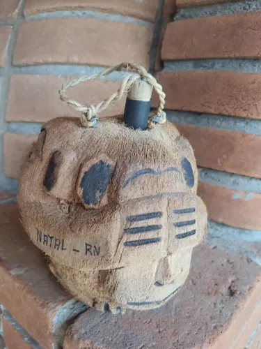 Coco artesanal para colocar destilado