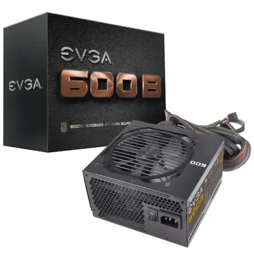 Fonte EVGA 600W Plus Bronze em excelentes condições