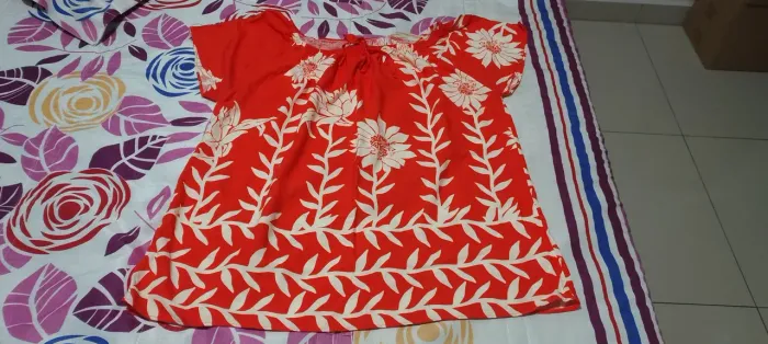 Blusa Laranja Tamanho GG 