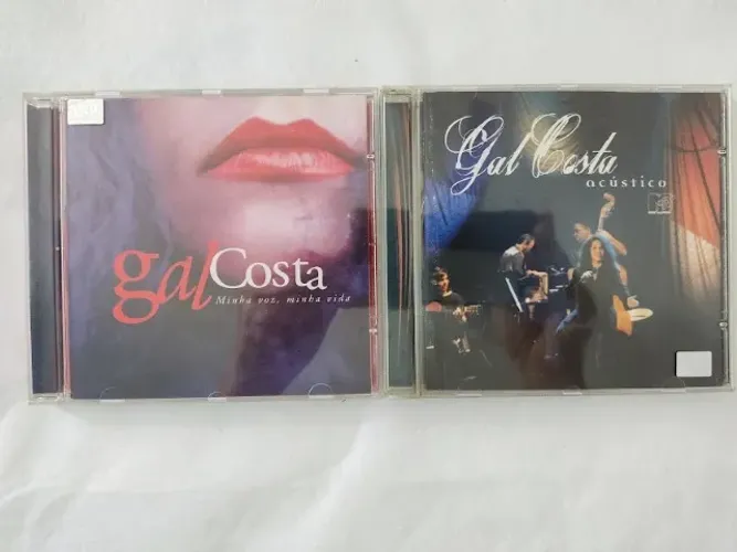 Kit 2 Cds Gal Costa Acustico - Minha Voz Minha Vida