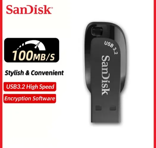 Pen drive  Scandisk - 32gb usb 3.2 velocidade 100mb/s. Original lacrado c windows 10