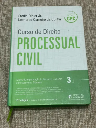 Curso Processual Civil Vol. 3 - Fredie Didier Jr. / Cunha - JusPODIVM - Novo CPC