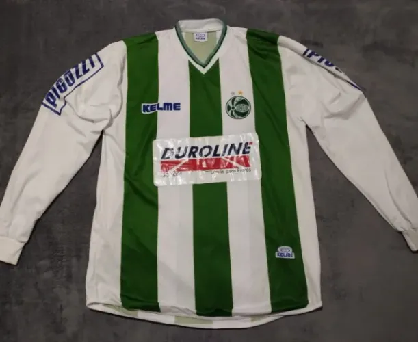 Camisa Oficial Juventude-RS Kelme 2003, de Jogo, #18, tamanho GG (58x80cm).