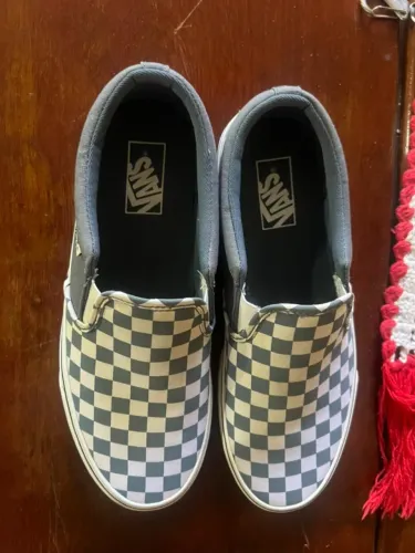 tênis vans slip on xadrez novo