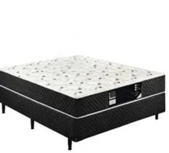 Cama Box Queen com Colchão Ortopédico