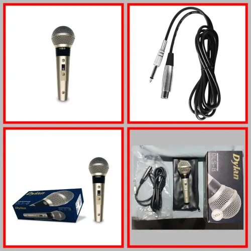 microfone de Dylan dls-8 com Cabo 3M
