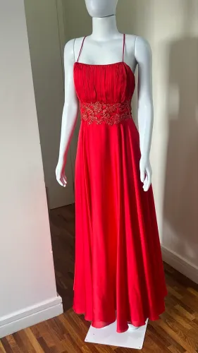 Vestido de festa vermelho