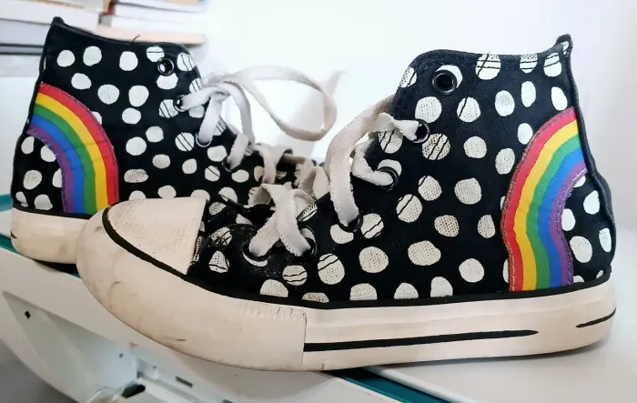 Tênis Infantil converse Rainbow TAM 28