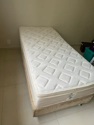 Bicama box de solteiro com colchão 