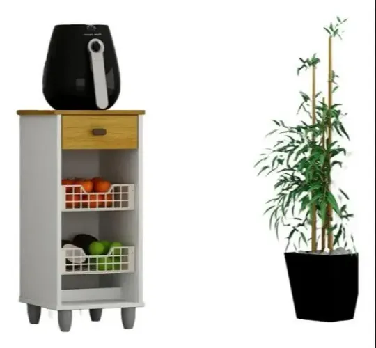 Fruteira Compacta 1 Gaveta Flex E Com Pés Reguláveis DIVIDIMOS EM ATE 10 X SEM JUROS