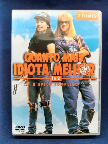 QUANTO MAIS IDIOTA MELHOR 1 & 2 - O ÉPICO COMPLETO - Box c/ 2 DVDs Universal original Novo