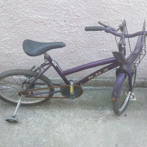 Bicicleta infantil até 10 anos roxa