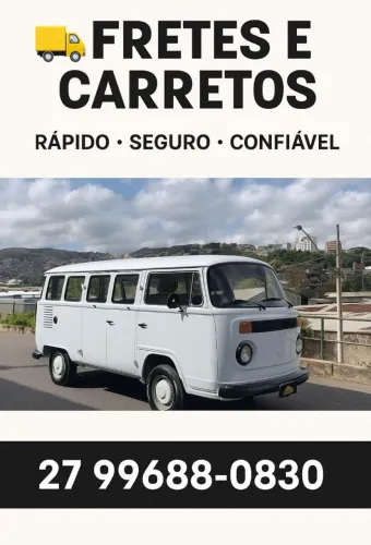 Frete, esntregas e transporte com Kombi - atendo toda Grande Vitoria