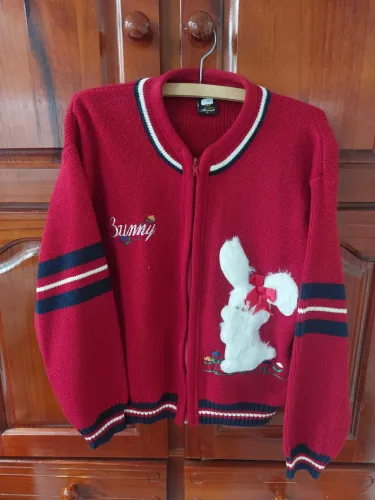 Casaco vermelho - Tamanho P infantil