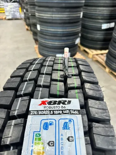 Pneu 275/80R22.5 xbri robusto borrachudo há 1.599,00