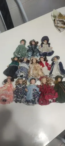 Bonecas Vintage De Porcelana Salvat Planeta Lote com 13