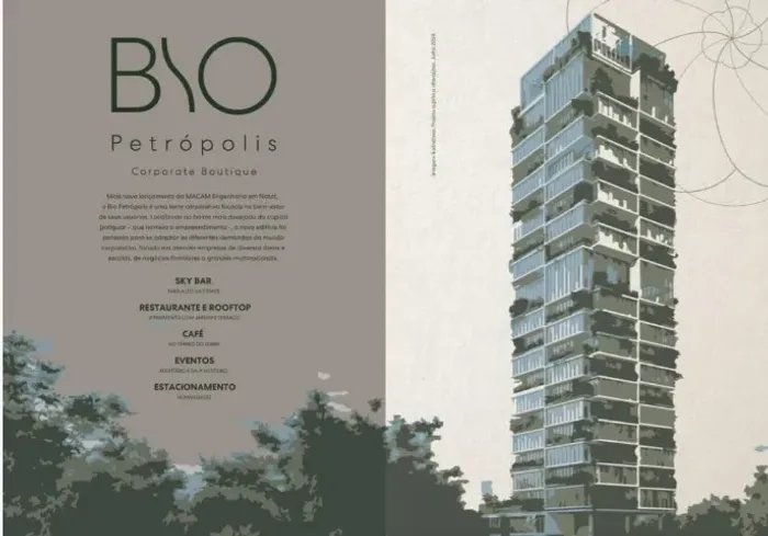 Edifício Bio Petrópolis - Escritório de 130 m², estrutura comercial completa por 1.652.028