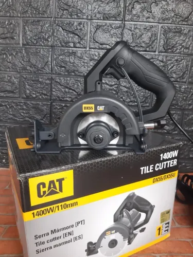 Serra mármore Caterpillar com 1400W e Corte 45/90Graus