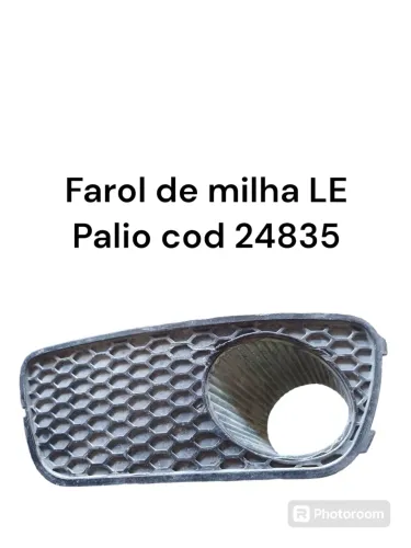 Grade Do Farol De Milha Lado Esquerdo Fiat Palio Cod 24835