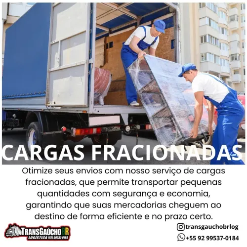 Transportadora. Acabe com seus problemas de entrega com a logística fracionada
