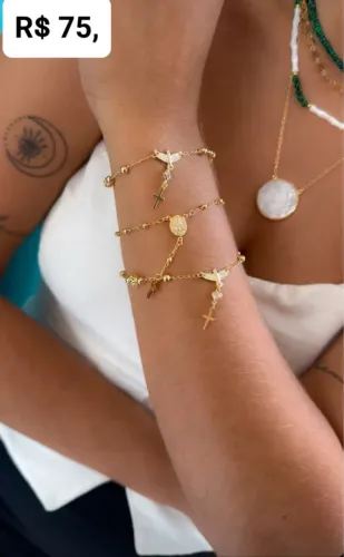 Pulseiras religiosas terço