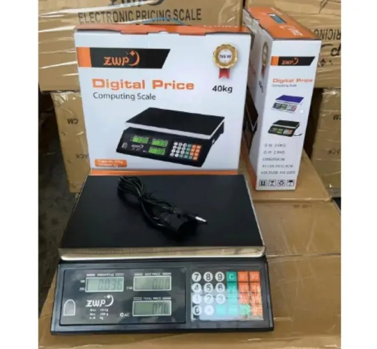 Balança Digital Comercial 40kg ZWP - Novas 6 meses de garantia