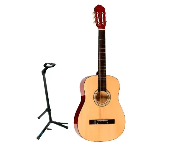 Violão Vogga Vca101 Natural Com Suporte Ask G3s