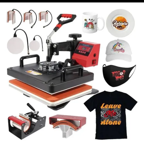 Prensa para sublimação 8 em 1