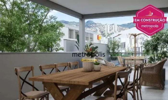 Cobertura à venda, 201 m² por R$ 1.581.000,00 - Jardim - Santo André/SP