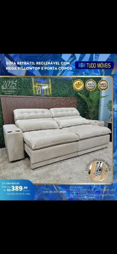 Sofa retrátil e reclinável