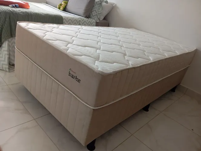 Cama Box solteirão spring Pocket molas ensacadas
