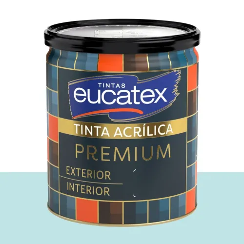 Tinta Acrílica Acetinada Eucatex Espelho do Céu 800 ml