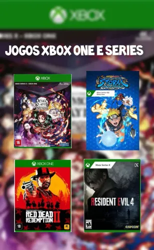 Jogos Xbox One e Series xs