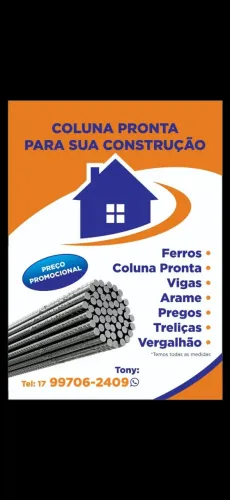 FERROS CONSTRUÇÃO TONY